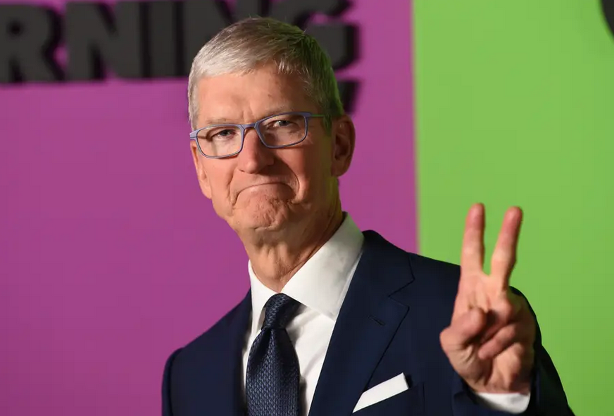 Apple CEO Tim Cook attends the world premiere of Apple's "The Morning Show" at David Geffen Hall on Monday, Oct. 28, 2019, in New York City. Evan Agostini/Invision/AP